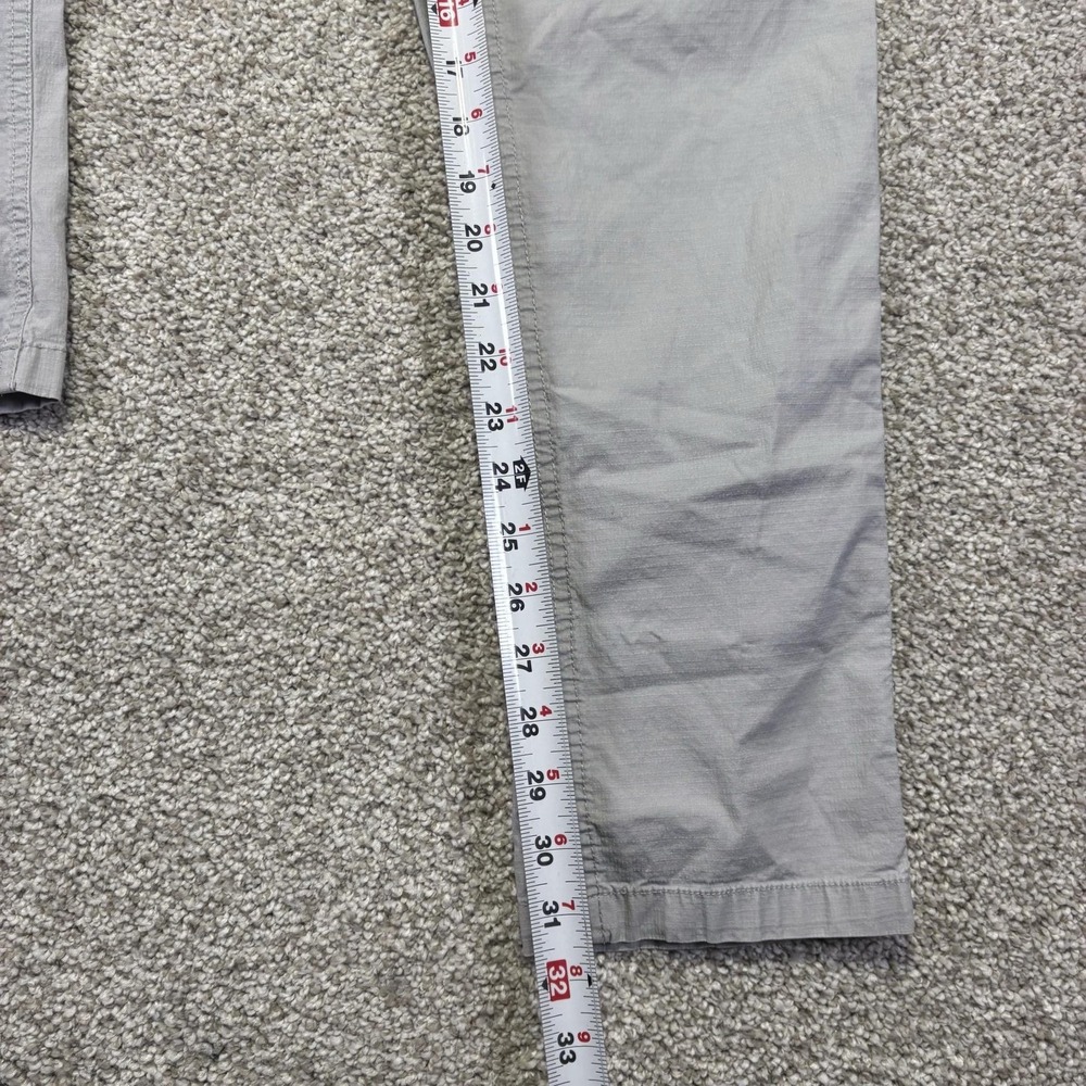 BYLT Pants Mens Large Gray Slim Fit Microfiber Jogger Elastic Waist Pockets - Picture 3 of 7